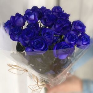 Ramo de rosas original con 20 rosas azules